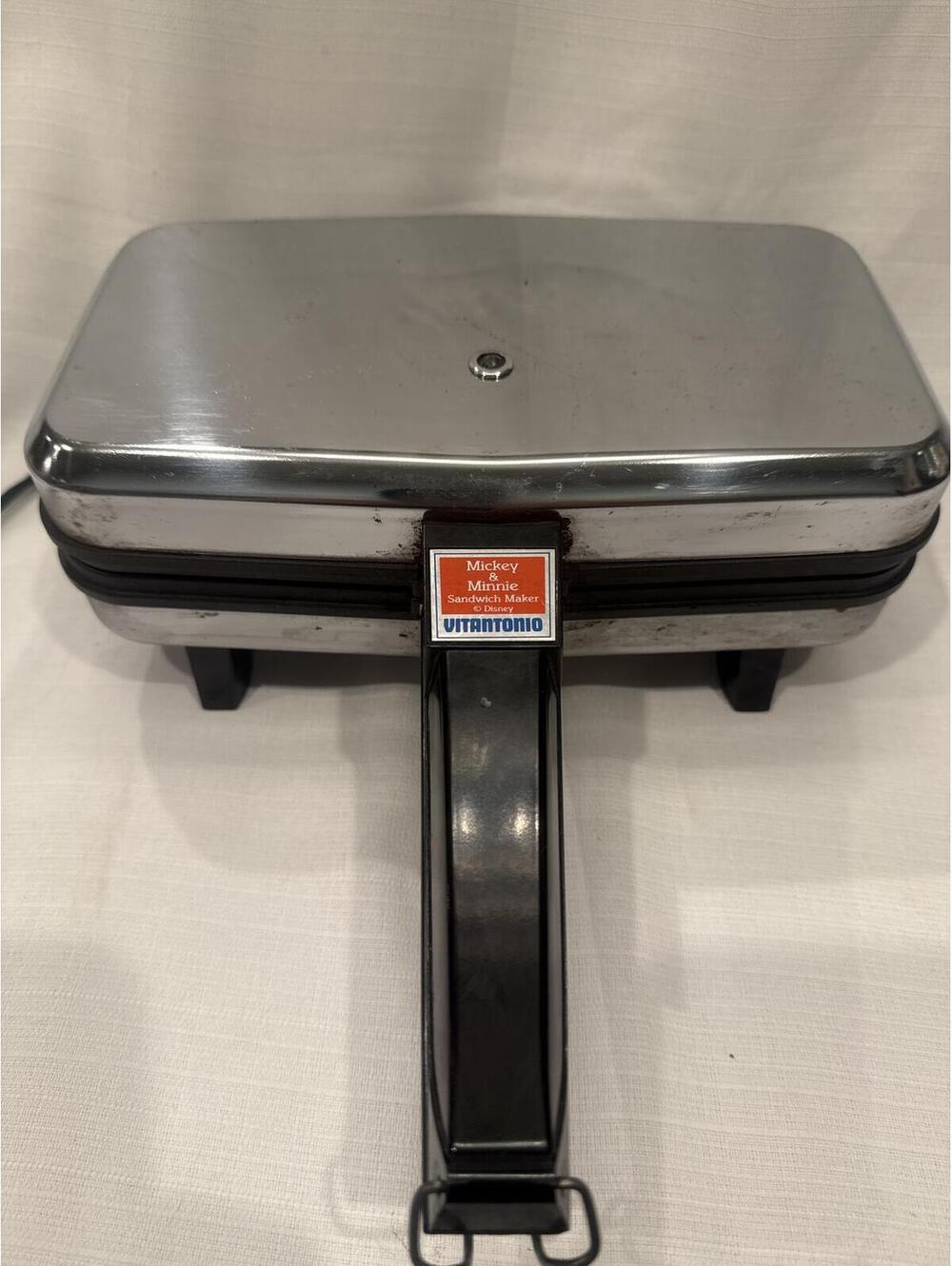 Vintage Vitantonio Disney Mickey Mouse Sandwich Maker Press Grill